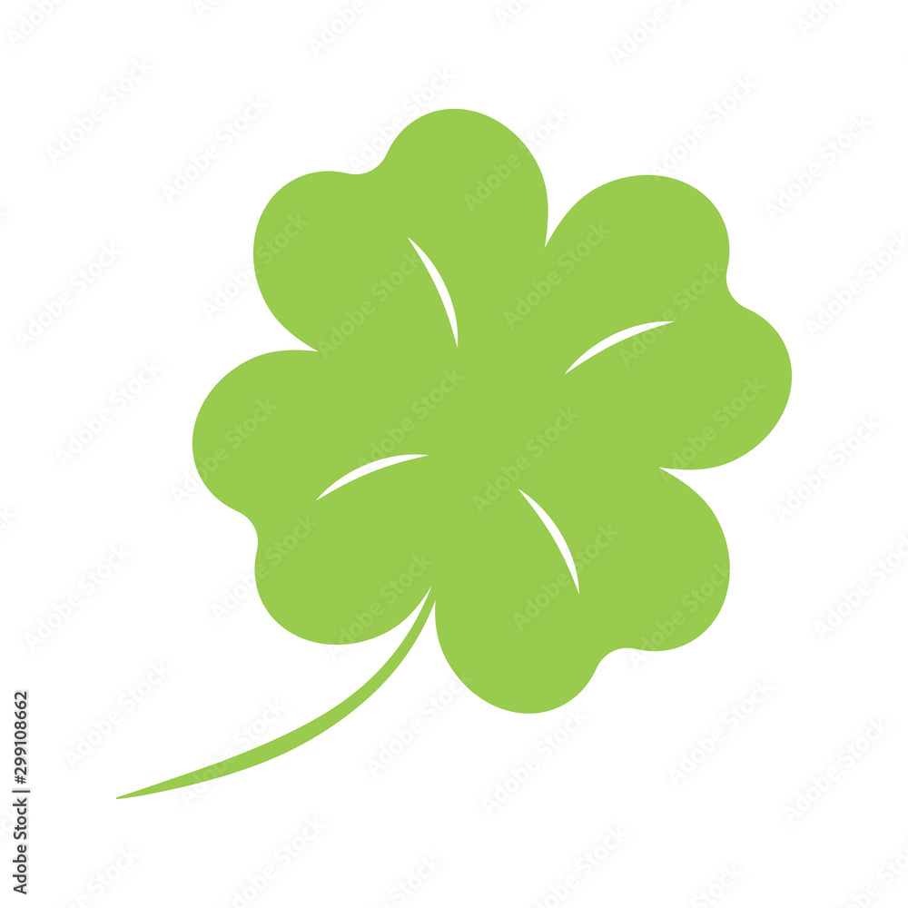 Fototapeta premium four leaf clover, St Patricks day vector