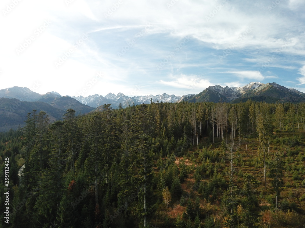 Fototapeta premium Tatry szczytami Karkonoszy