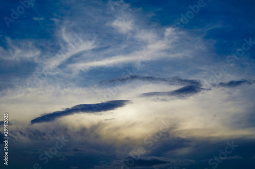 dramatic sky with clouds © tip kh