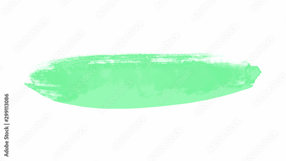 Obraz premium Green watercolor background for your design, watercolor background concept, vector.