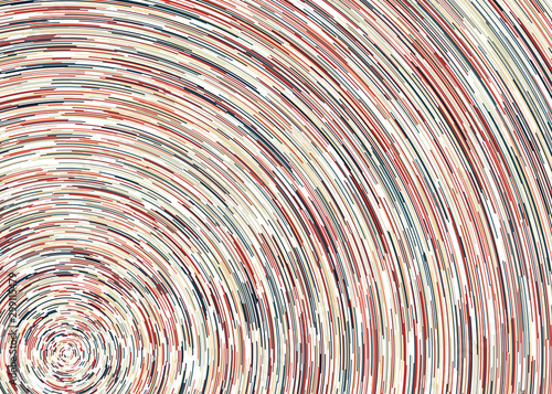 Colorful Universe Circular Distribution Computational Generative Art background illustration
