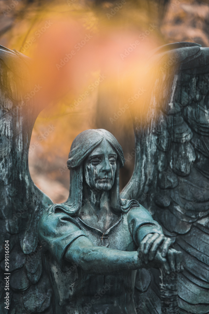 The Haserot Angel in Lake View Cemetery in Cleveland Heights, Ohio The Haserot Angel in Lake View Cemetery in Cleveland Heights, Ohio