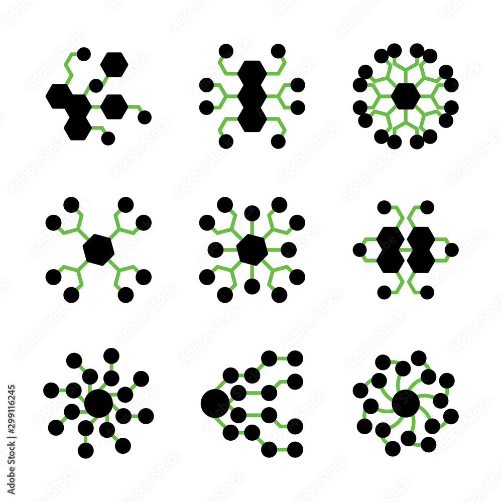 Network and science icon set glyph include medical, molecule, science, molecular, medicine, chemistry, atom, research, chemical, cell, biotechnology, abstract, biology Network and science icon set glyph include medical, molecule, science, molecular, medicine, chemistry, atom, research, chemical, cell, biotechnology, abstract, biology