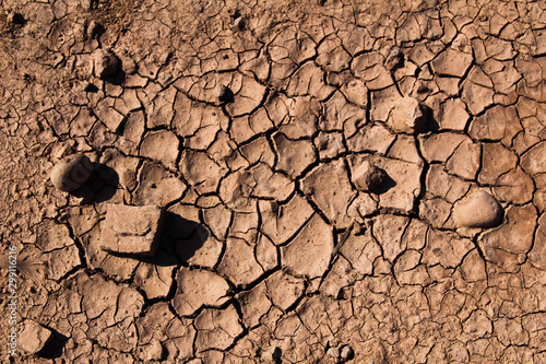 Climate change concept: dry land © Monika