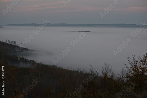 Wild nature in Czech area called Moravský kras