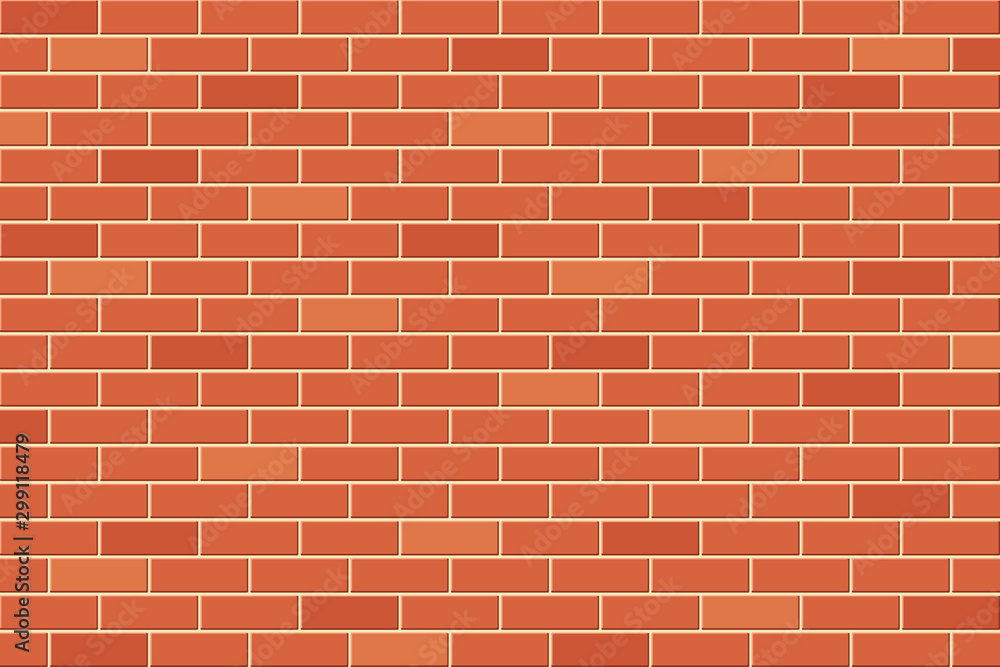 Brick wall vector ocher background Brick wall vector ocher background