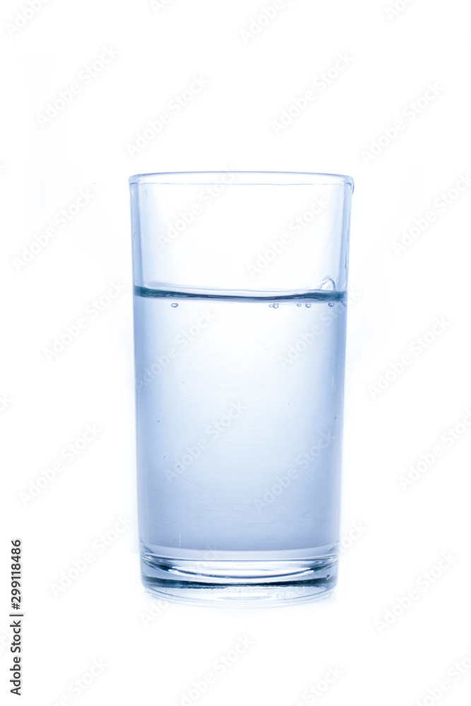 Glass of water isolated on white background. Glass of water isolated on white background.