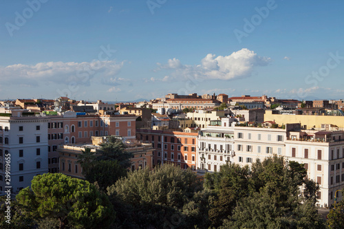 building panorama Rome italy