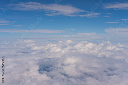 Blue sky background with clouds © cpl1980