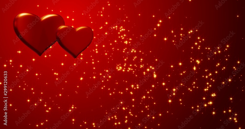 Red hearts. Happy Valentines day background. 3d illustration. Red hearts. Happy Valentines day background. 3d illustration.