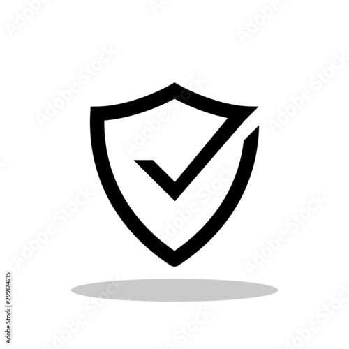 Trusted security icon in trendy flat style. Highest security symbol for your web site design, logo, app, UI Vector EPS 10. photo