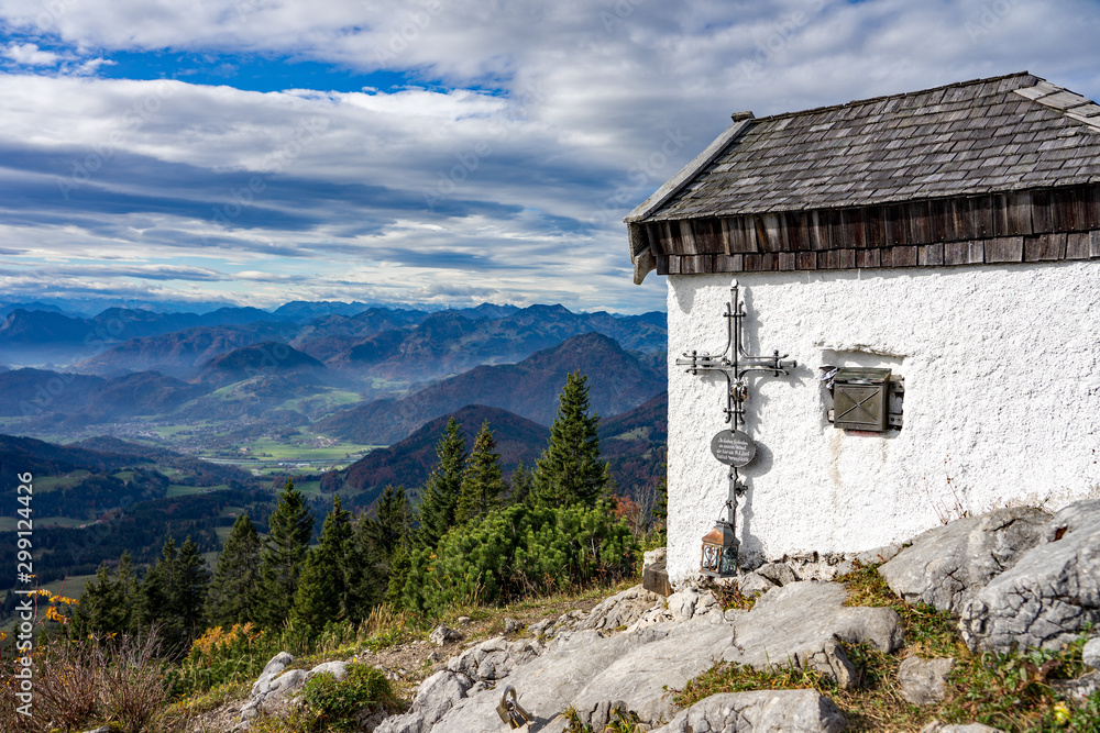 Wanderung auf den Spitzstein nähr Aschau / Sachrang mit Panoramablick Richtung Österreich