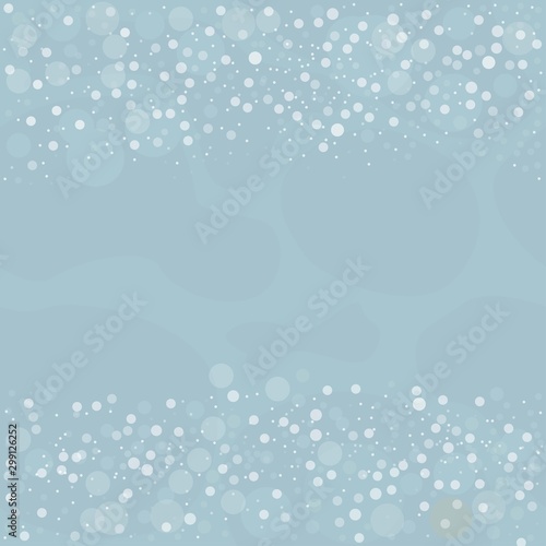 Abstract Beautiful Background with many festive white and transparent bubbles.