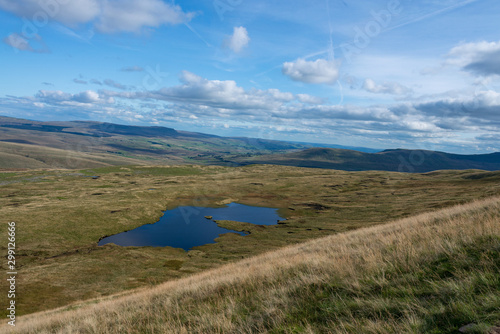 Small lake of the Yorkshire Mountains in Great Bratain