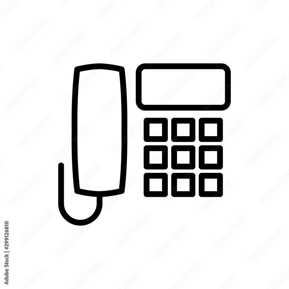 Telephone icon trendy Telephone icon trendy