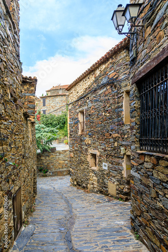 Fototapeta Naklejka Na Ścianę i Meble -  Town houses Patones de Arriba in the province of Madrid, Spain.