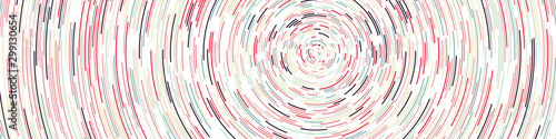 Colorful Universe Circular Distribution Computational Generative Art background illustration