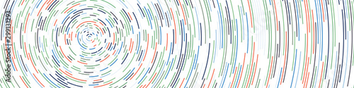Colorful Universe Circular Distribution Computational Generative Art background illustration