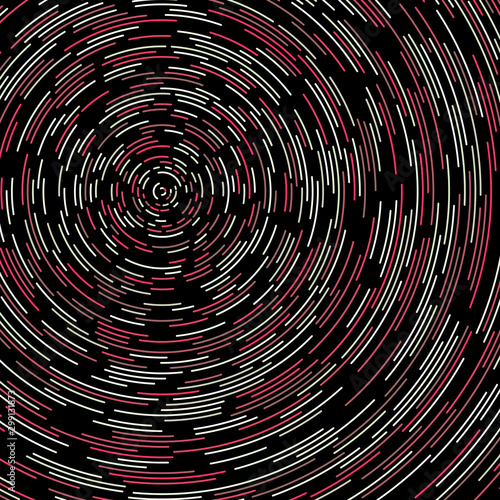 Colorful Universe Circular Distribution Computational Generative Art background illustration