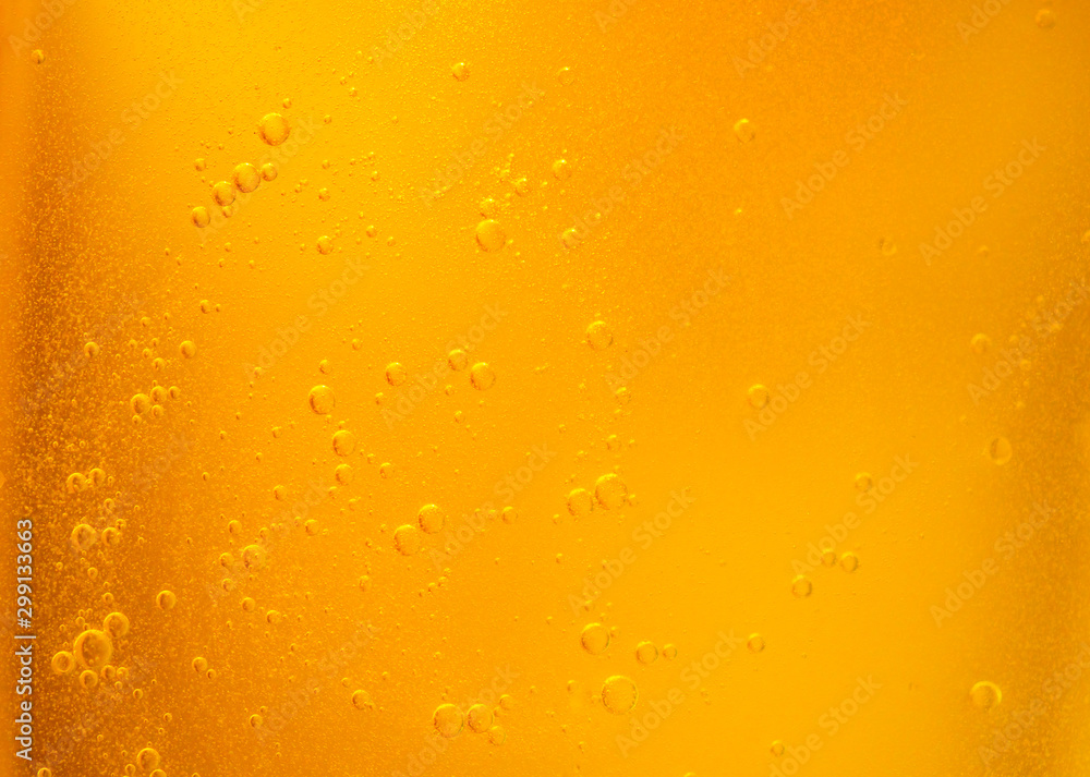 Bubbles on beer background. Oil drop shape on yellow background.Golden circle bubble water pattern. Bubbles on beer background. Oil drop shape on yellow background.Golden circle bubble water pattern.