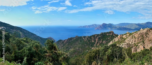 Fototapeta Naklejka Na Ścianę i Meble -  Corsica-panoramic outlook at the Calanche