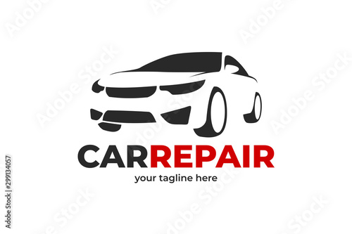 sport car logo design template vector
