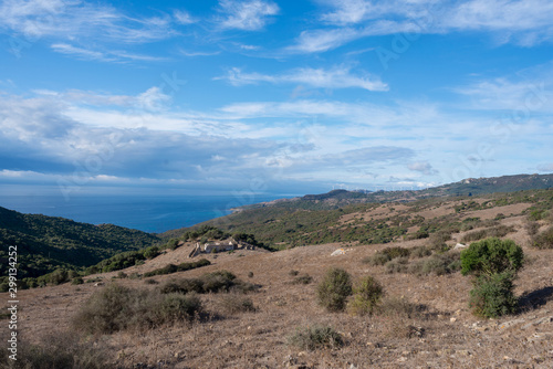 Mountain view overlooking the natural park of Algeciras