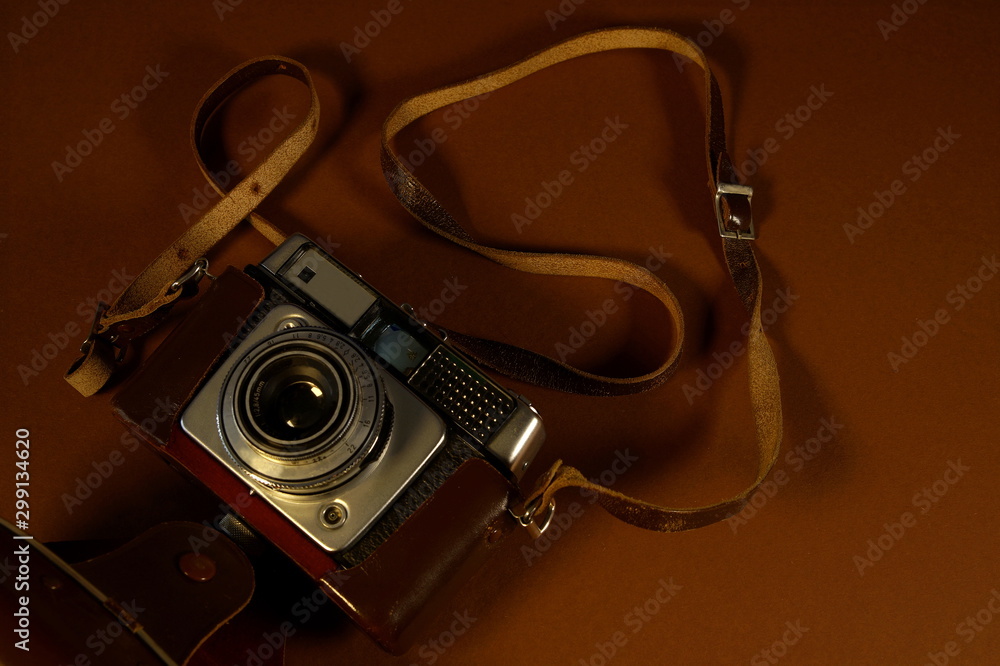 retro camera, collectibles classic old film camera, retro technology