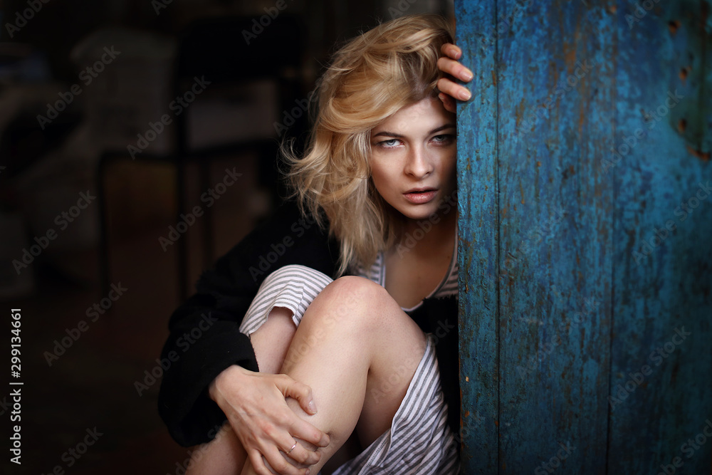 Portrait of young beautiful woman Portrait of young beautiful woman