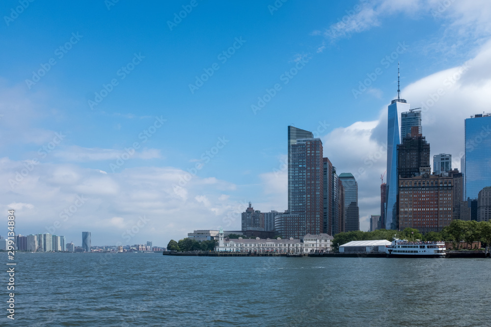 General View of New York from the boat