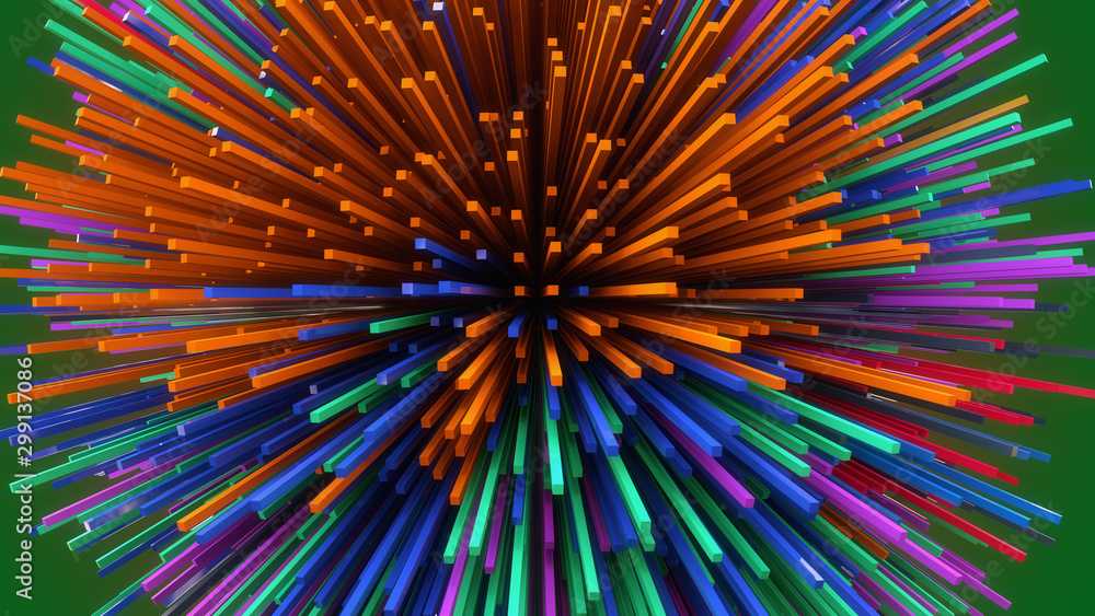 3d render. Abstract sculpture background 3d render. Abstract sculpture background