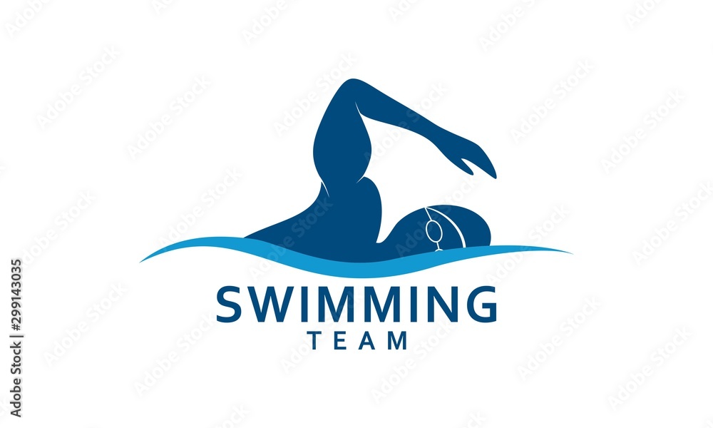 2023 SWIMMING CHAMPIONSHIPS VECTOR LOGO DESIGN FOR PRINT