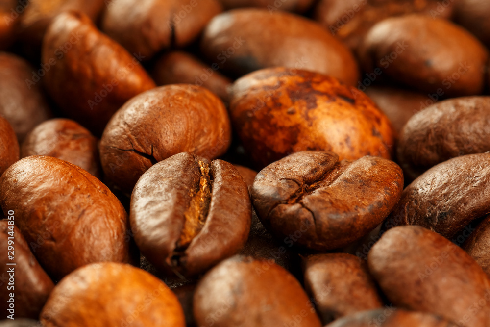 Fresh and aromatic roasted coffee beans, can be used as background. Fresh and aromatic roasted coffee beans, can be used as background.