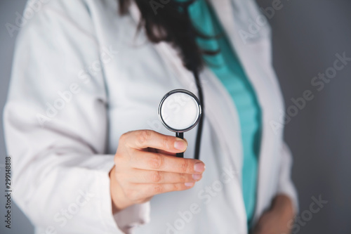 doctor hand stethoscope