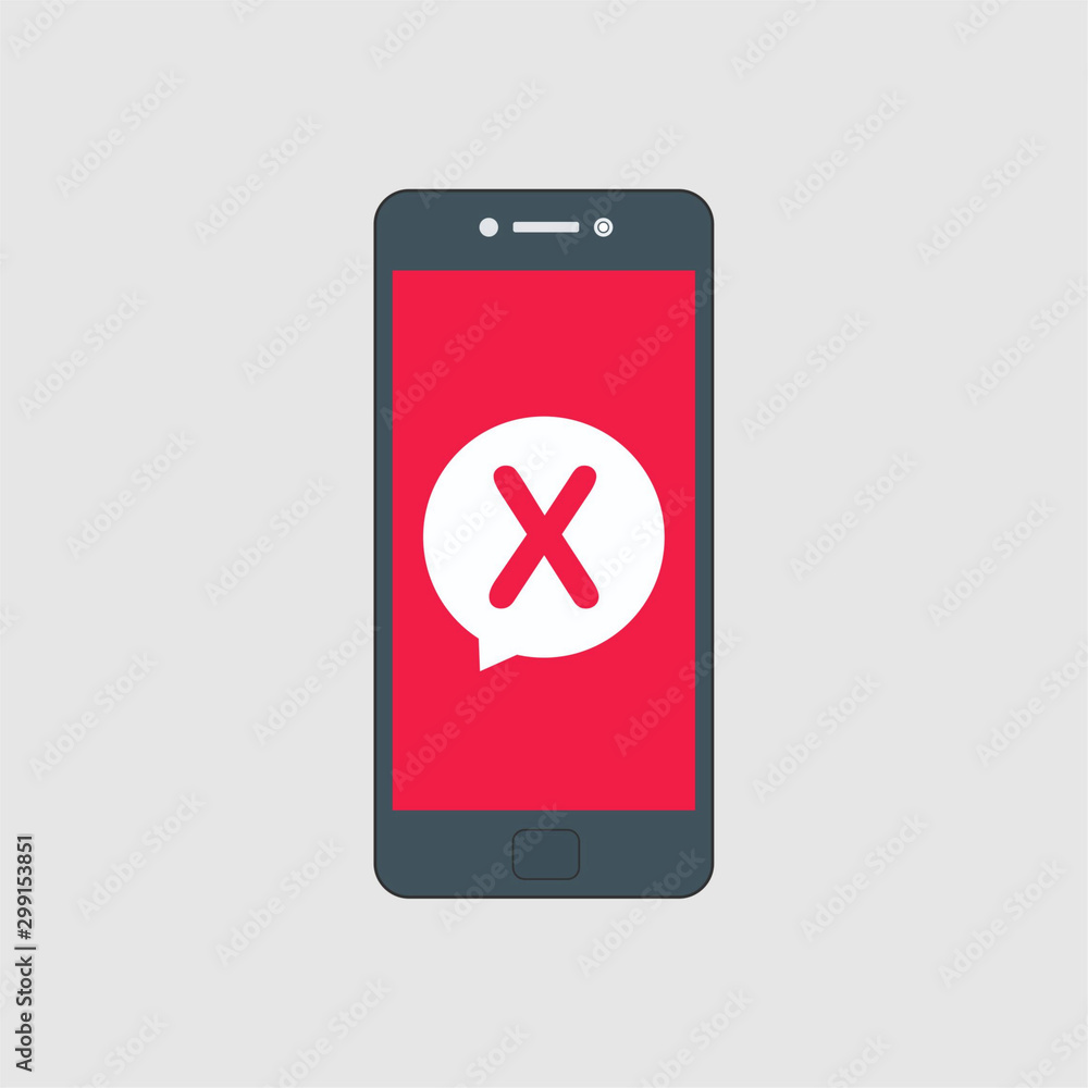 Mobile phone chat message notifications isolated on white background, smartphone white chatting bubble speeches, concept of online talking, speak, conversation, dialog vector illustration Mobile phone chat message notifications isolated on white background, smartphone white chatting bubble speeches, concept of online talking, speak, conversation, dialog vector illustration