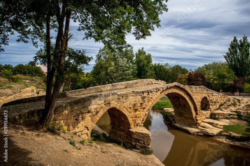Puente Romano del Priorato - Roman bridge over Tiron River near Cihuri town, La Rioja, Spain © Faina Gurevich