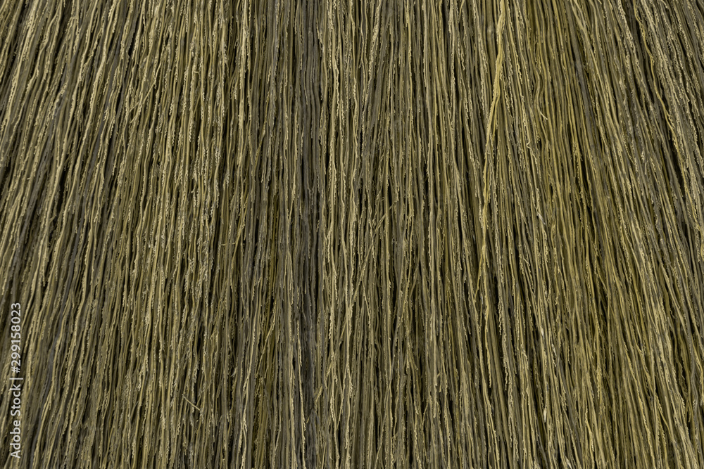 Straw broom brushes background Straw broom brushes background
