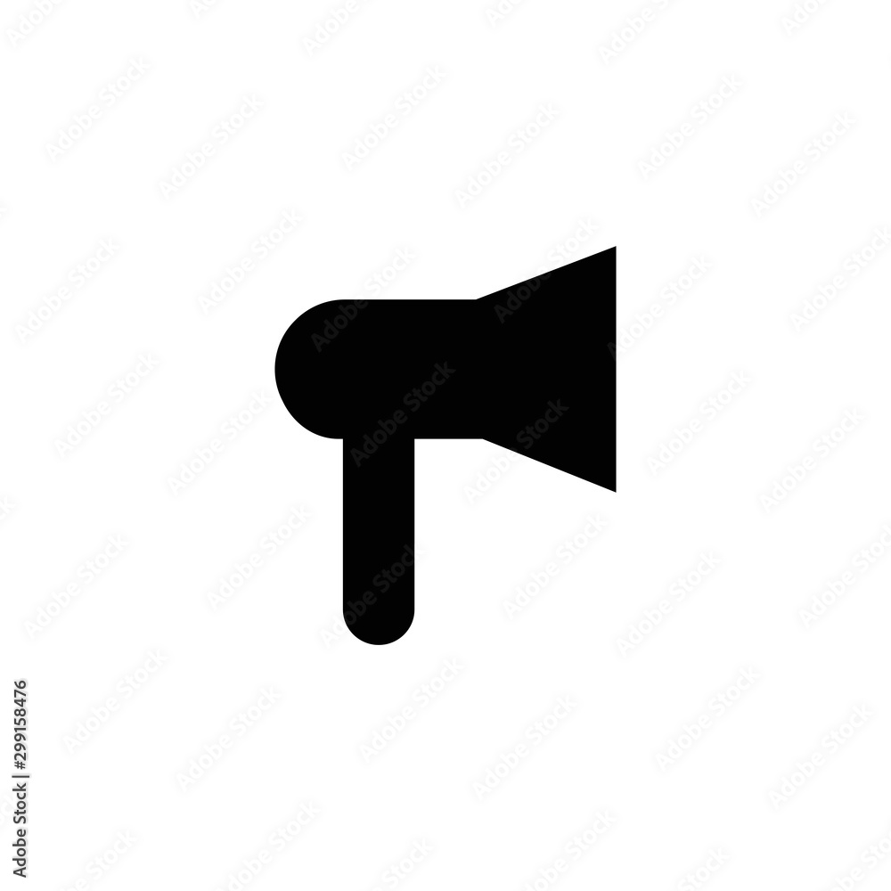 Megaphone icon. Speaker sign. Advertising symbol Megaphone icon. Speaker sign. Advertising symbol