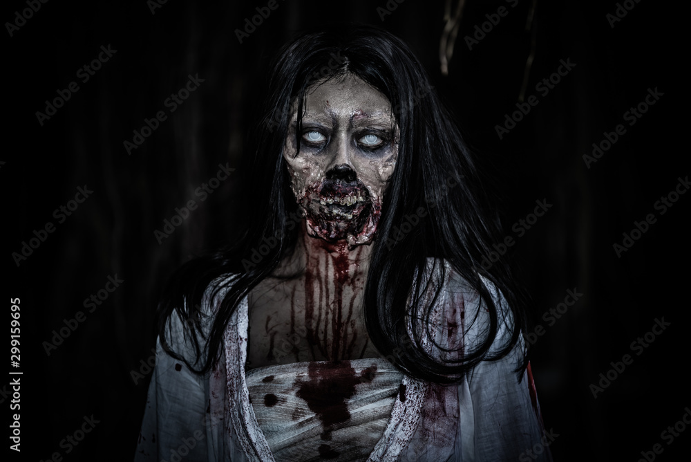 Scared Girl, Bleeding Image & Photo (Free Trial)