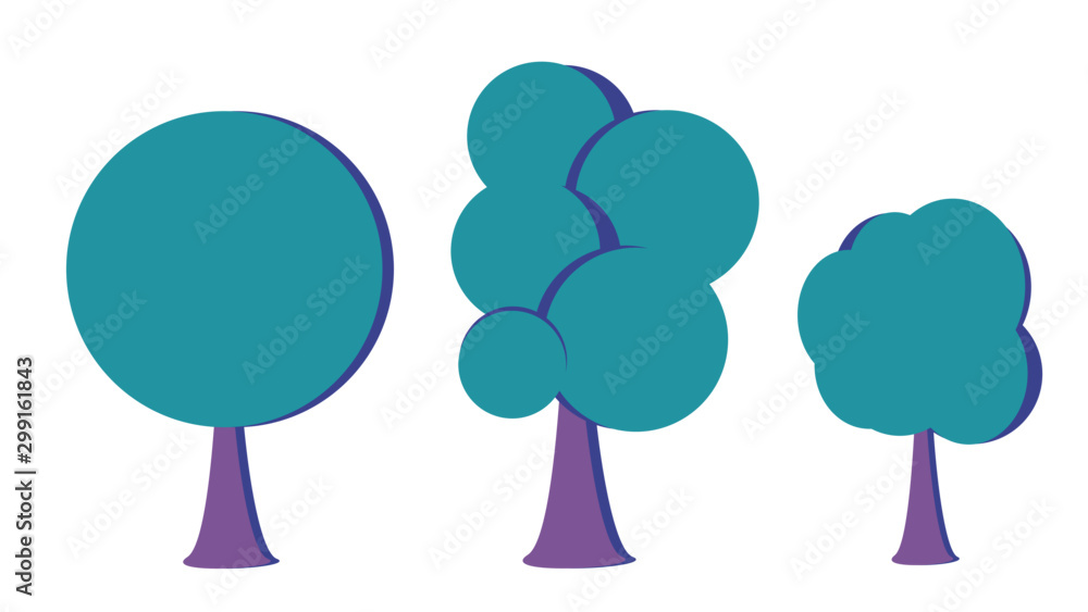 Obraz premium tree illustration