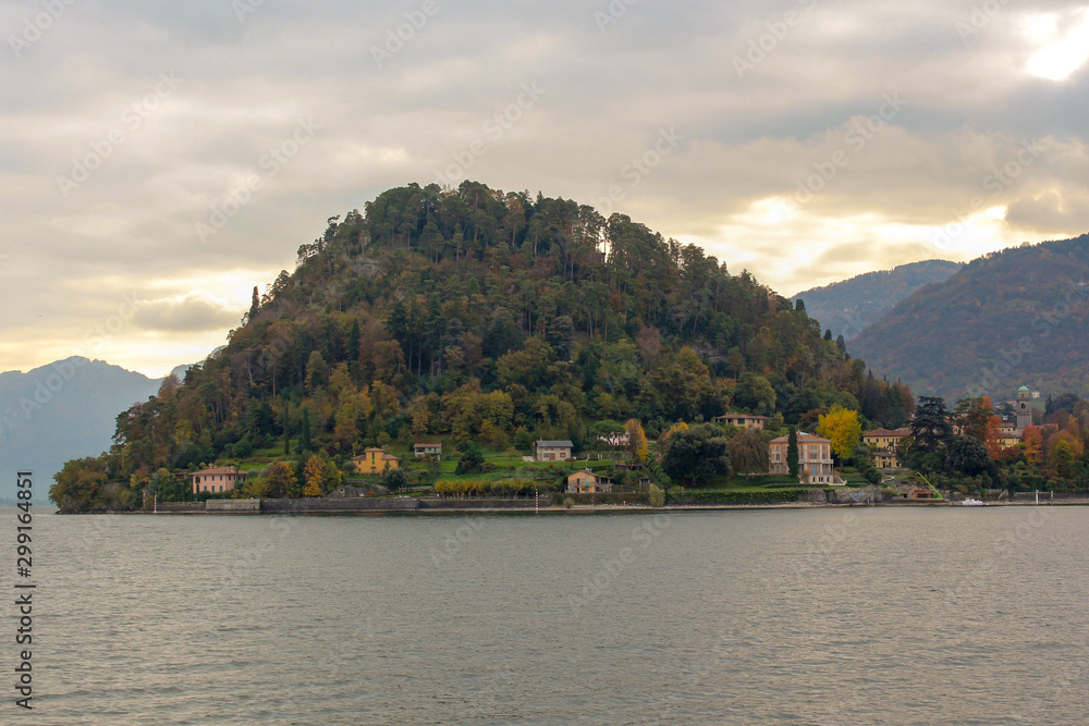 landscape of Como lake,Italy 