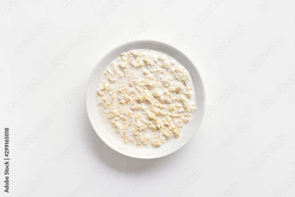 Oatmeal porridge in bowl Oatmeal porridge in bowl