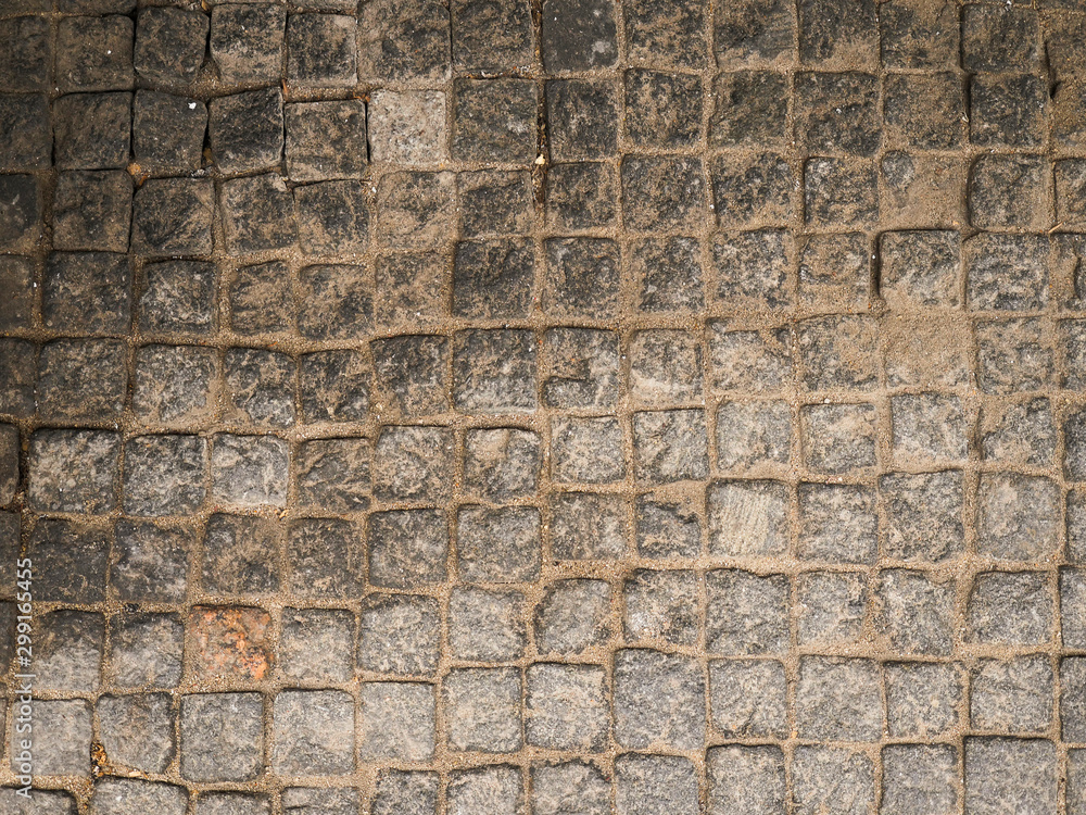 Grey color tile abstract texture background.