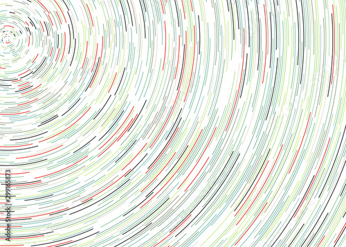 Colorful Universe Circular Distribution Computational Generative Art background illustration