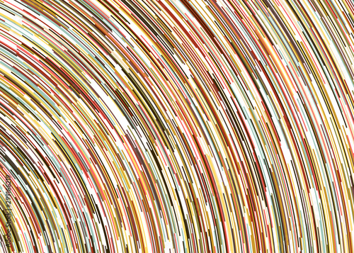 Colorful Universe Circular Distribution Computational Generative Art background illustration