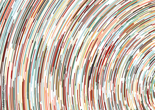 Colorful Universe Circular Distribution Computational Generative Art background illustration
