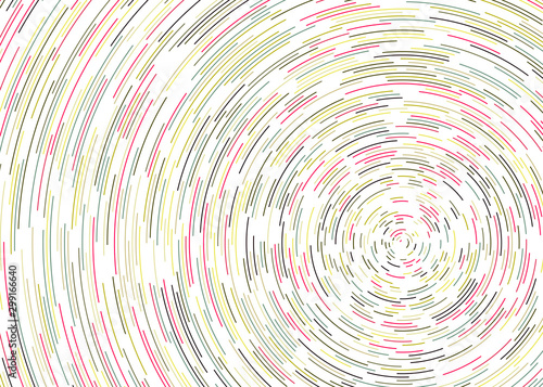 Colorful Universe Circular Distribution Computational Generative Art background illustration
