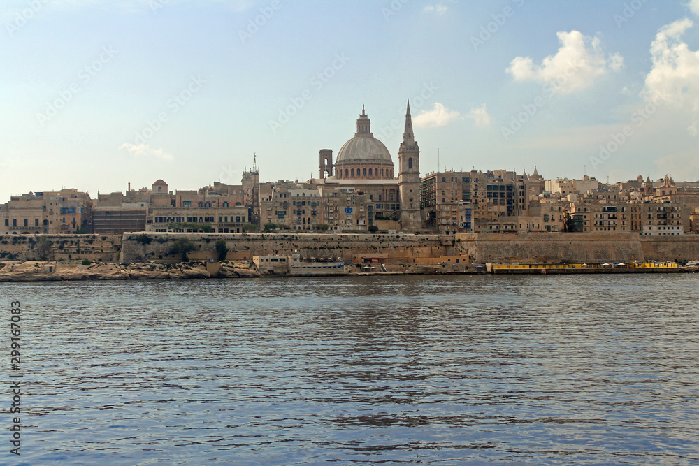 The dome of La Valletta