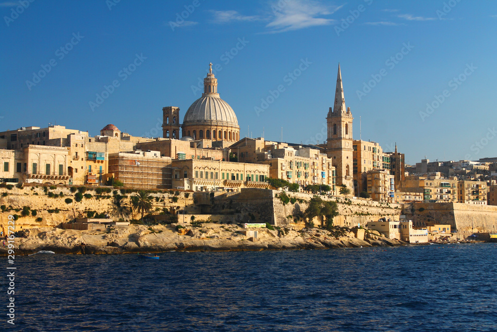 Historic La Valletta from the sea