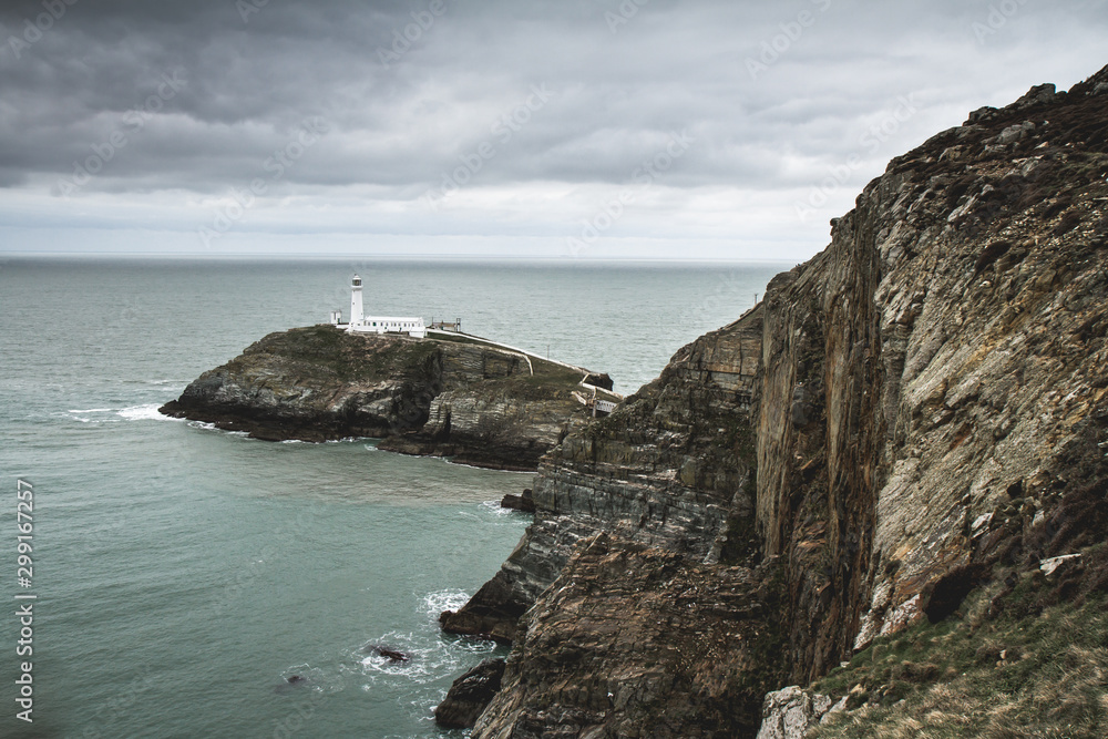 South Stack Lighthouse Anglesea, Holyhead, Wales